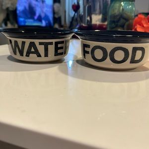 Food and water bowl